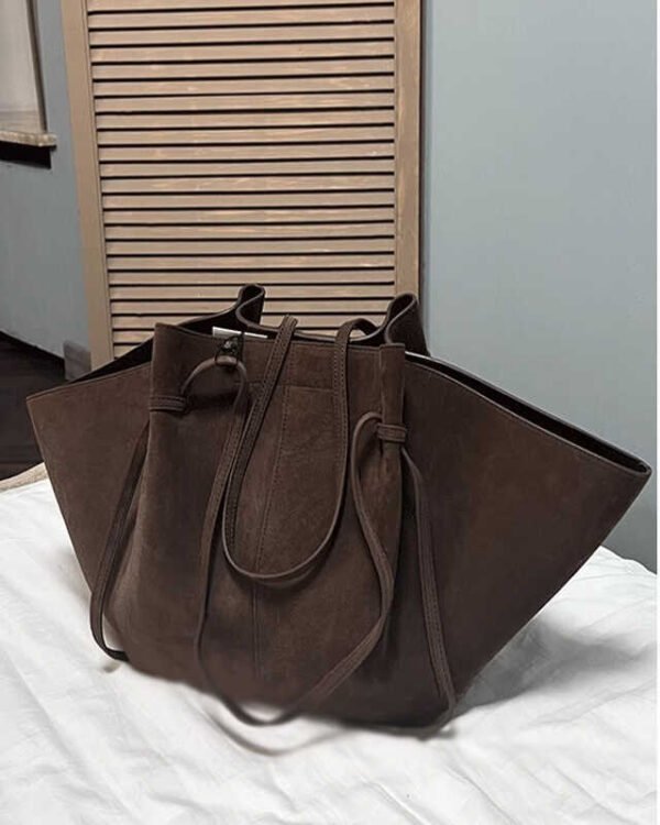 Suede Wings Large Capacity Shoulder Bag