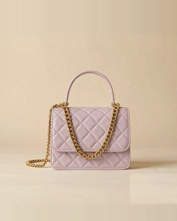 Lavender Quilted Micro Bag
